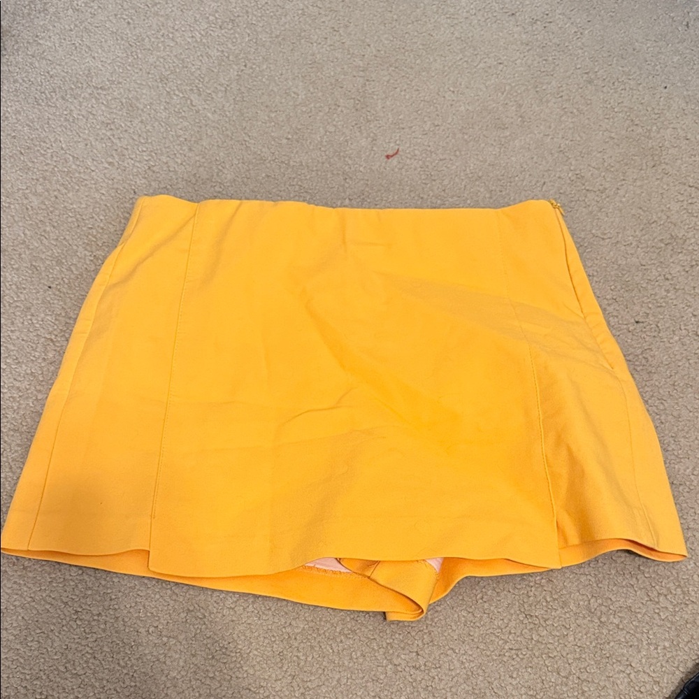 Zara Yellow Skort